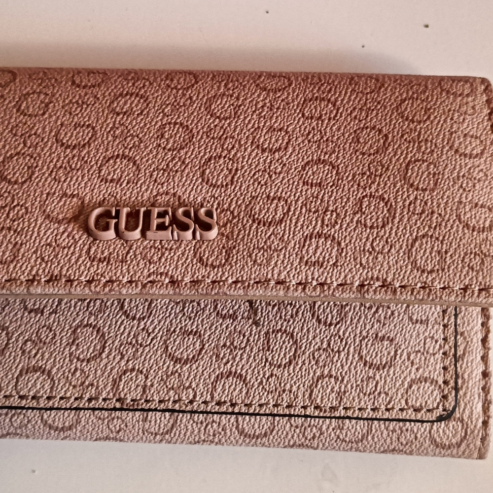 GUESS WALLET CLUTCH MAUVE